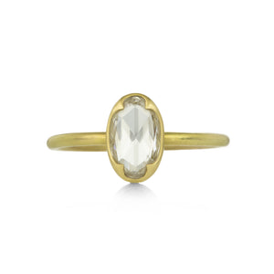 Gabriella Kiss 18k Rose Cut Oval Diamond Ring | Quadrum Gallery