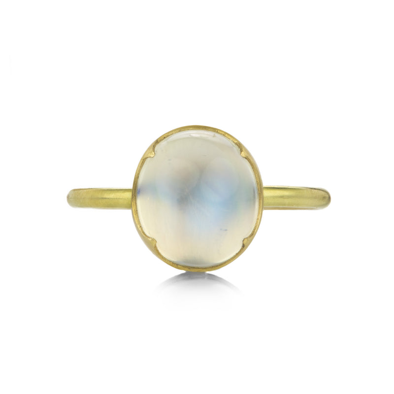 Gabriella Kiss Fine Oval Rainbow Moonstone Ring | Quadrum Gallery
