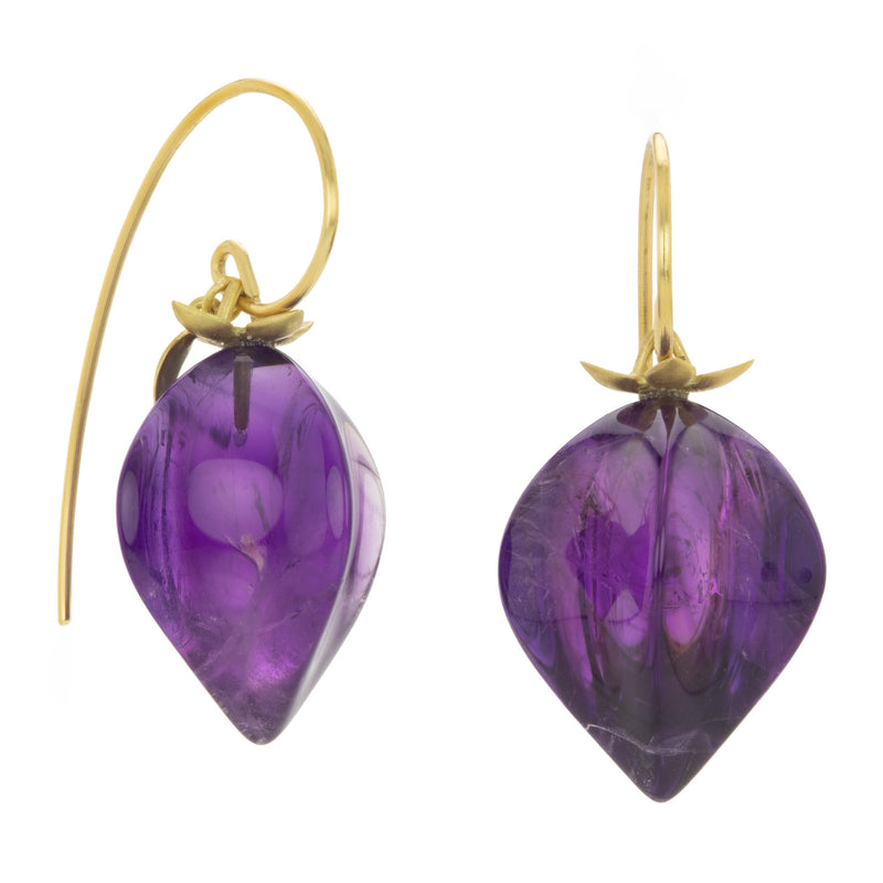 Gabriella Kiss Amethyst Chinese Lantern Drop Earrings | Quadrum Gallery