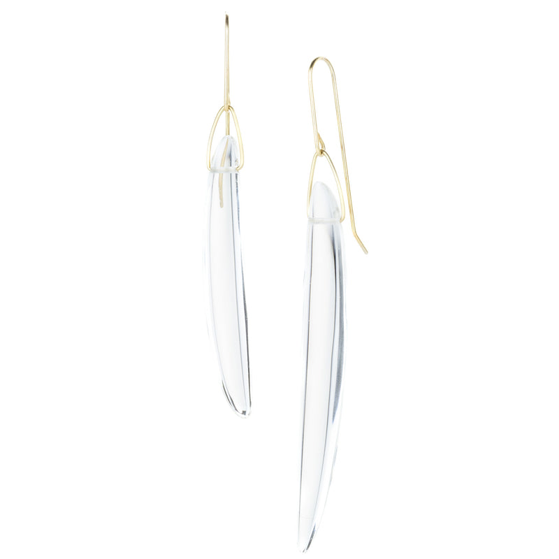 Gabriella Kiss Asymmetrical Crystal Bean Earrings | Quadrum Gallery