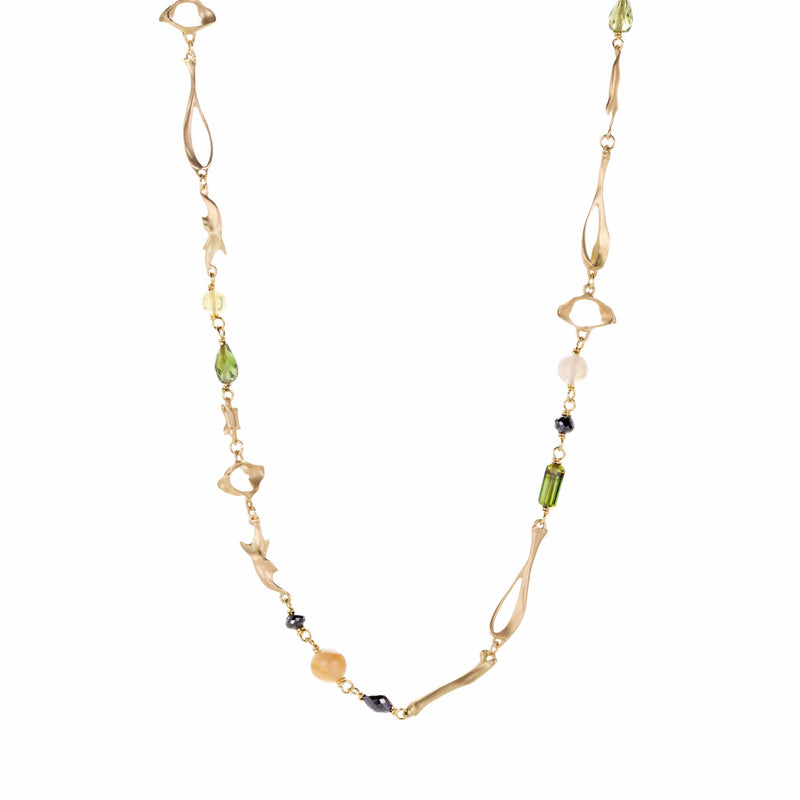 Gabriella Kiss 18k Mouse Bone Necklace | Quadrum Gallery