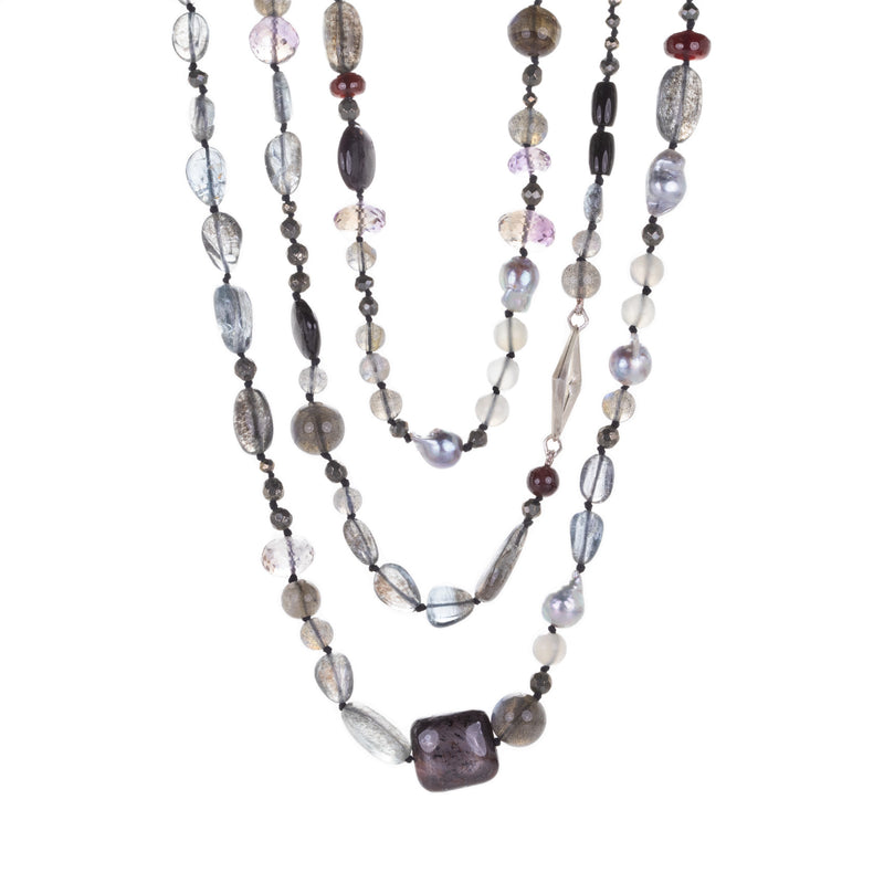 Gabriella Kiss Silver Stormy Story Necklace | Quadrum Gallery
