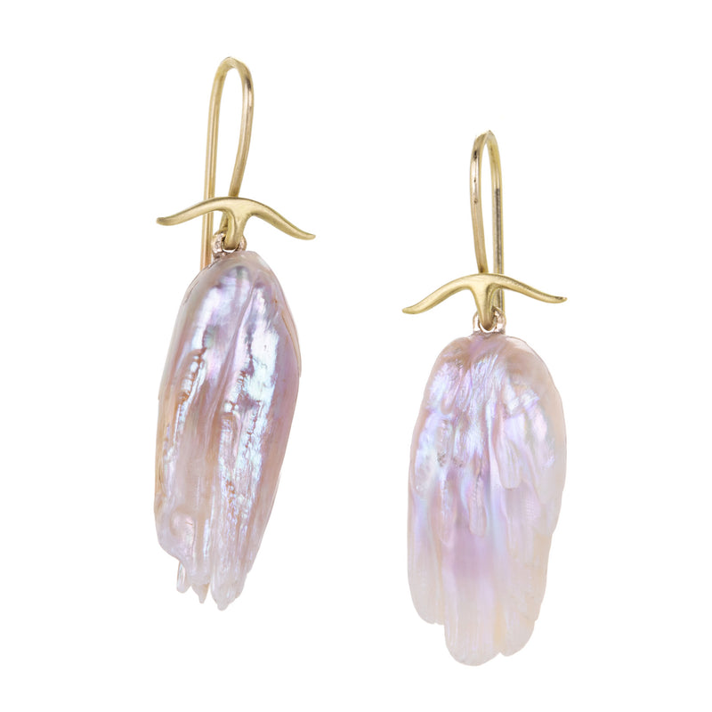 Gabriella Kiss Mississippi Pearl Wing Earrings | Quadrum Gallery