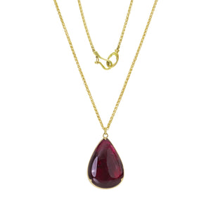 Gabriella Kiss Deep Pink Tourmaline Pendant Necklace  | Quadrum Gallery