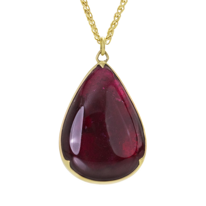 Gabriella Kiss Deep Pink Tourmaline Pendant Necklace  | Quadrum Gallery