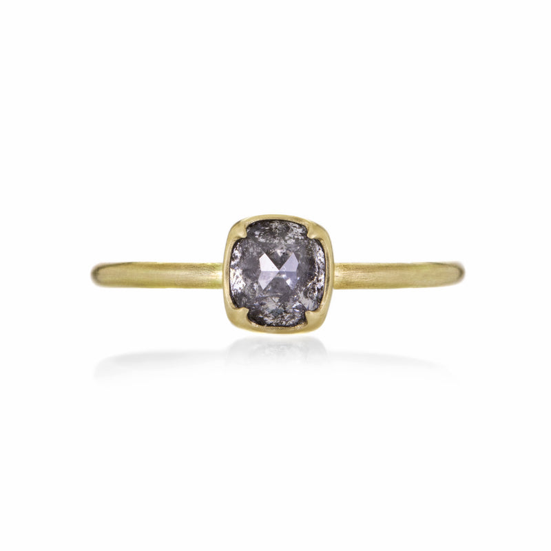 Gabriella Kiss 18k Salt and Pepper Diamond Ring | Quadrum Gallery