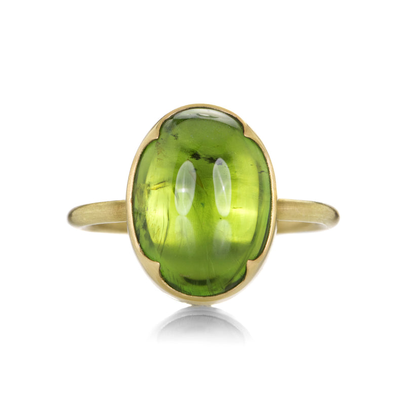 Gabriella Kiss 18k Oval Peridot Ring | Quadrum Gallery