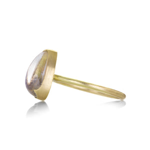 Gabriella Kiss 18k Pear Moonstone Ring | Quadrum Gallery