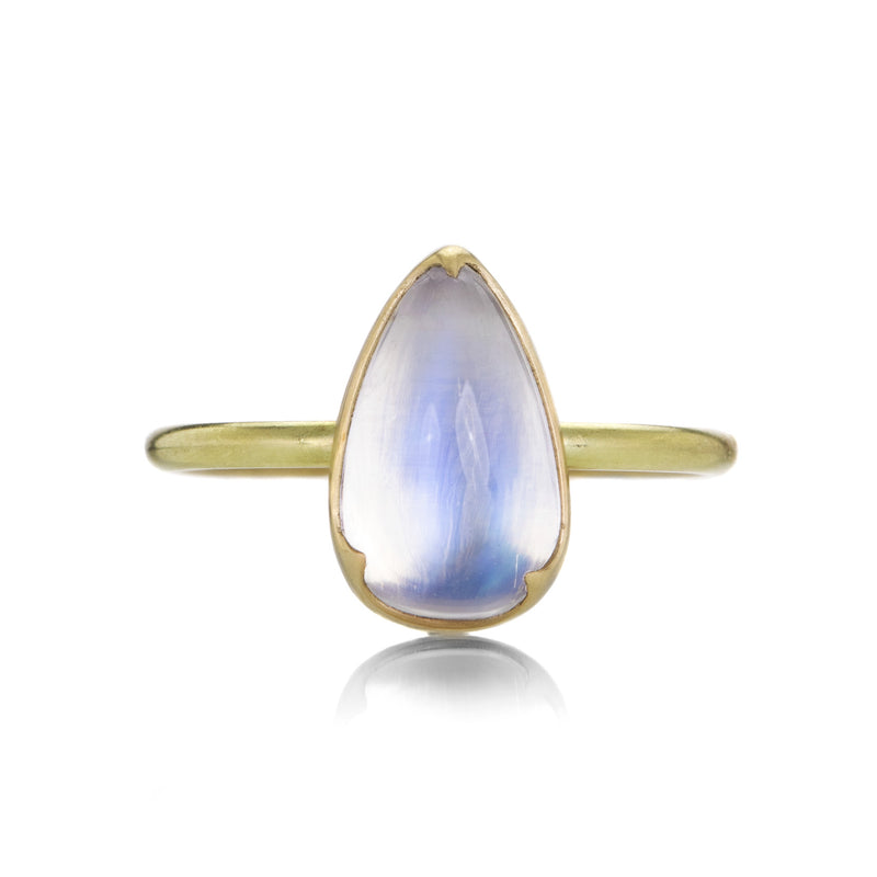 Gabriella Kiss 18k Pear Moonstone Ring | Quadrum Gallery