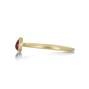 Gabriella Kiss 18k Tiny Pear Ruby Ring | Quadrum Gallery