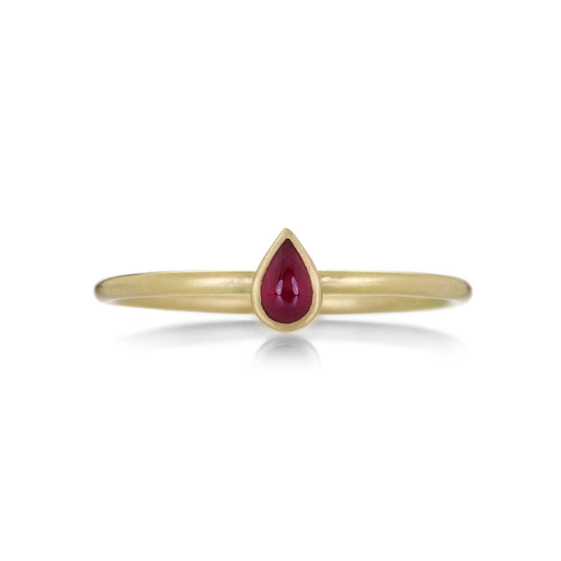 Gabriella Kiss 18k Tiny Pear Ruby Ring | Quadrum Gallery