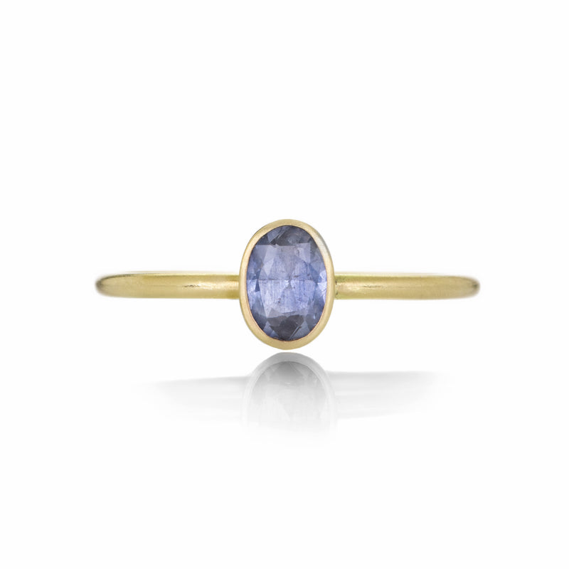 Gabriella Kiss 18k Pale Blue Sapphire Ring | Quadrum Gallery