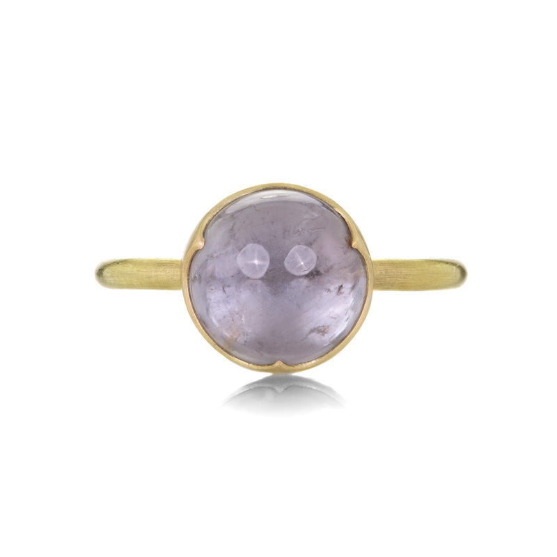 Gabriella Kiss 18k Yellow Gold Mauve Sapphire Ring | Quadrum Gallery