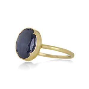 Gabriella Kiss 18k Blue Star Sapphire Ring | Quadrum Gallery