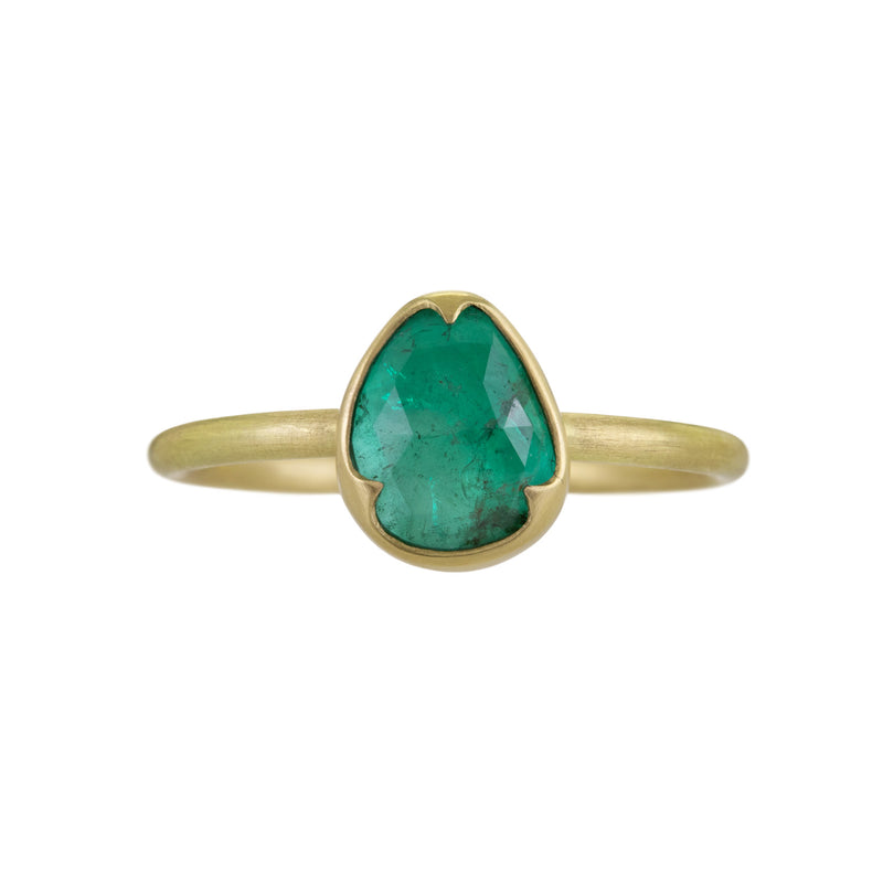 Gabriella Kiss Rose Cut Emerald Ring | Quadrum Gallery