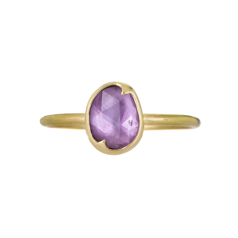 Gabriella Kiss Rose Cut Mauve Sapphire Ring | Quadrum Gallery