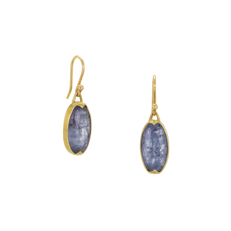 Gabriella Kiss 18k Oval Kyanite Earrings | Quadrum Gallery