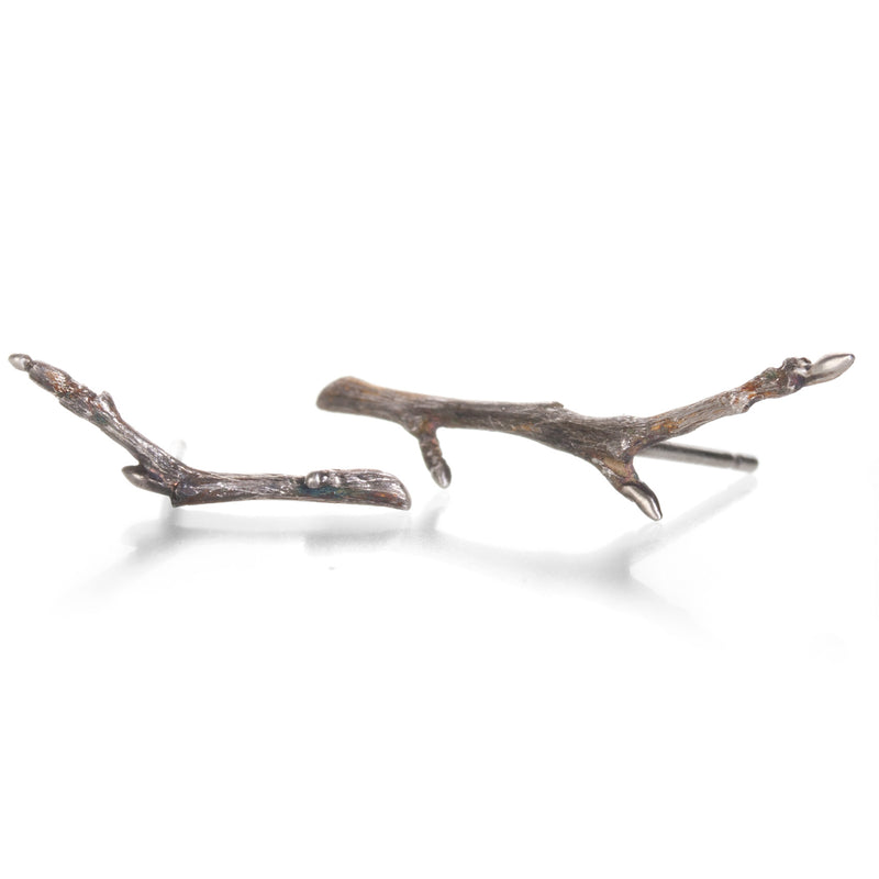 Gabriella Kiss Silver Branch Stud Earrings | Quadrum Gallery