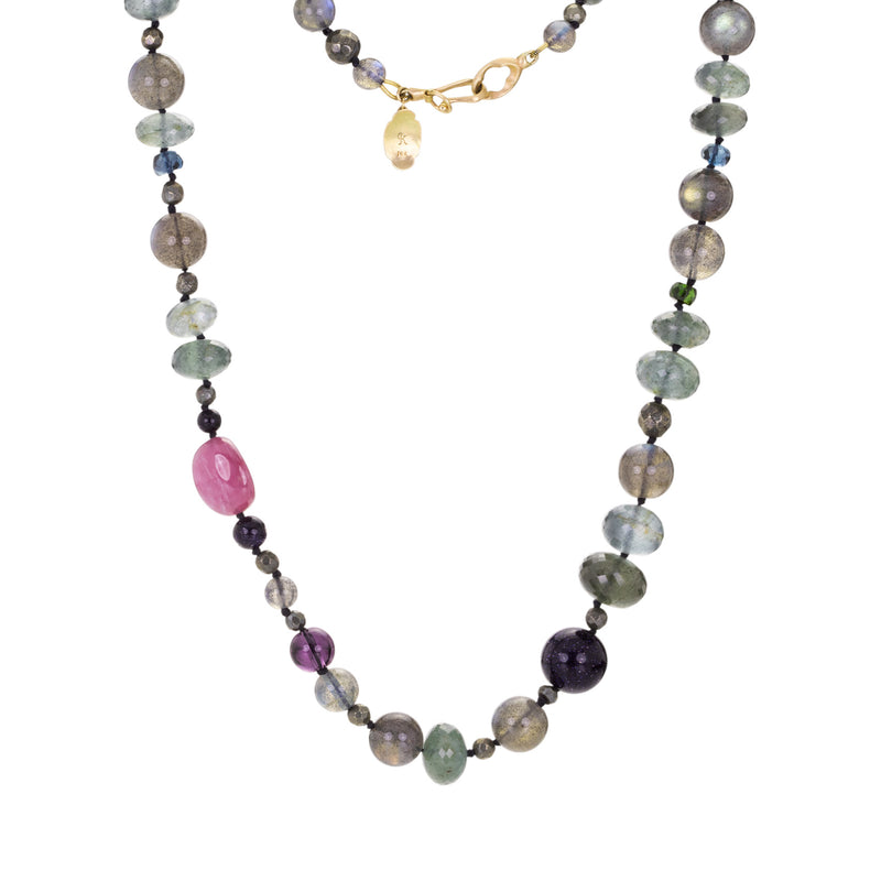 Gabriella Kiss Multicolored Gemstone Story Necklace | Quadrum Gallery