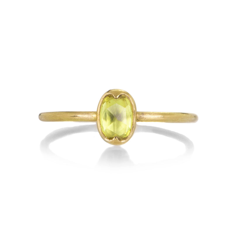 Gabriella Kiss 18k Oval Yellow Sapphire Ring | Quadrum Gallery