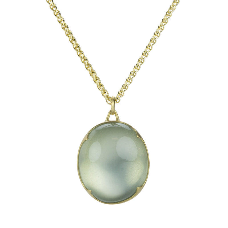 Gabriella Kiss 18k Oval Ceylon Moonstone Pendant Necklace | Quadrum Gallery