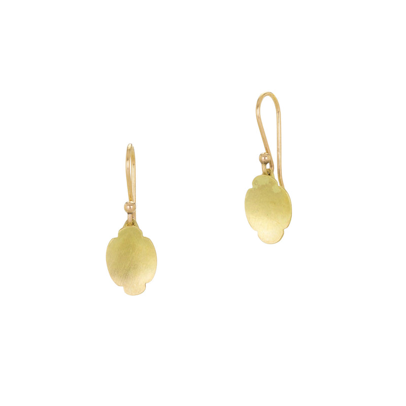 Gabriella Kiss Tiny Scallop Drop Earrings | Quadrum Gallery