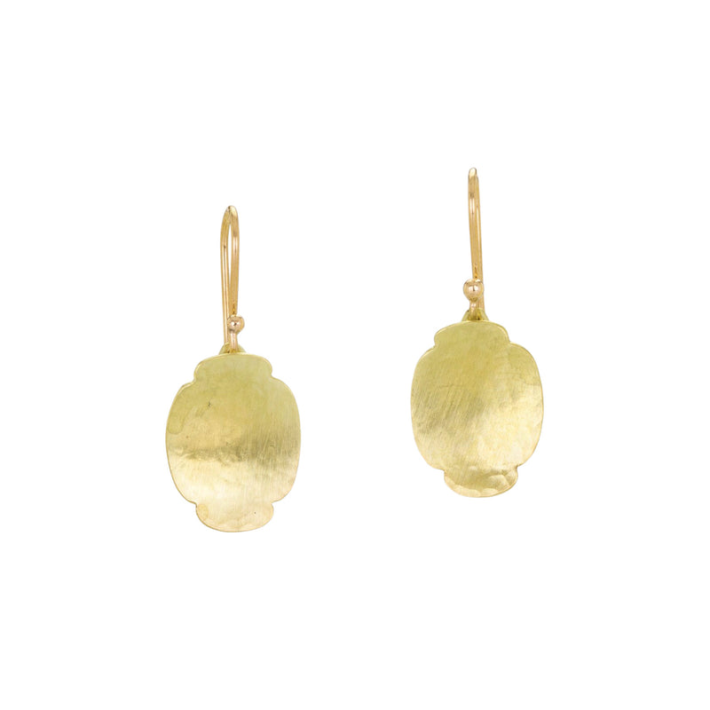 Gabriella Kiss 18k Small Scallop Drop Earrings | Quadrum Gallery