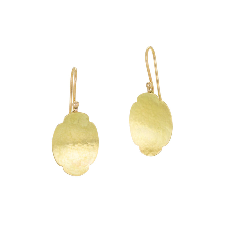 Gabriella Kiss Small 18k Scallop Drop Earrings | Quadrum Gallery