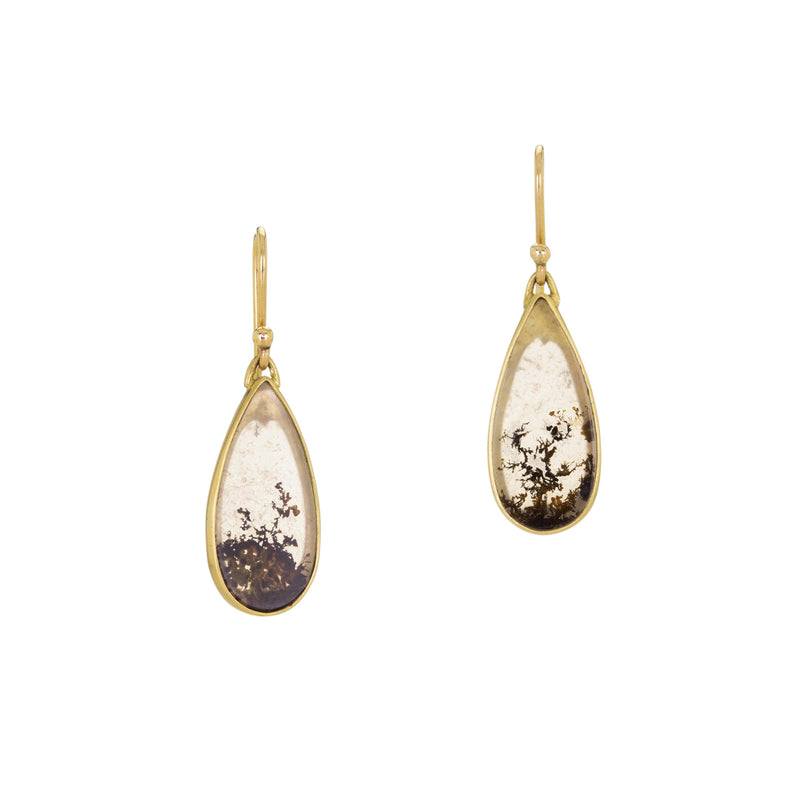 Gabriella Kiss Pear Dendrite Drop Earrings | Quadrum Gallery