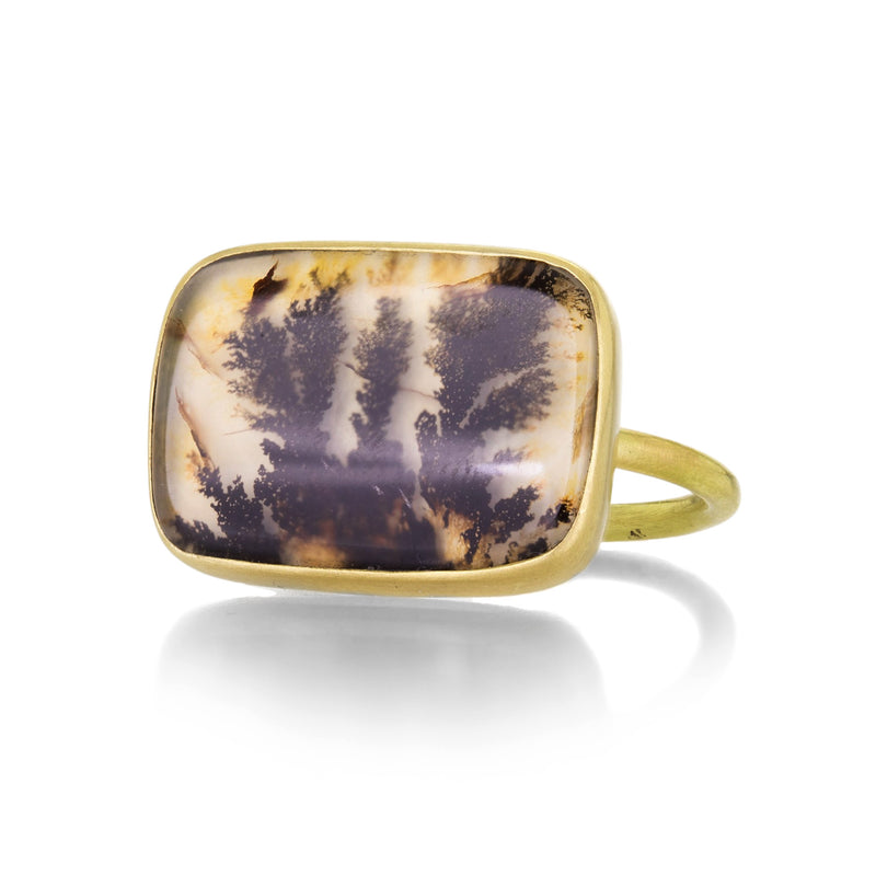 Gabriella Kiss Horizontal Rectangular Dendrite Ring | Quadrum Gallery