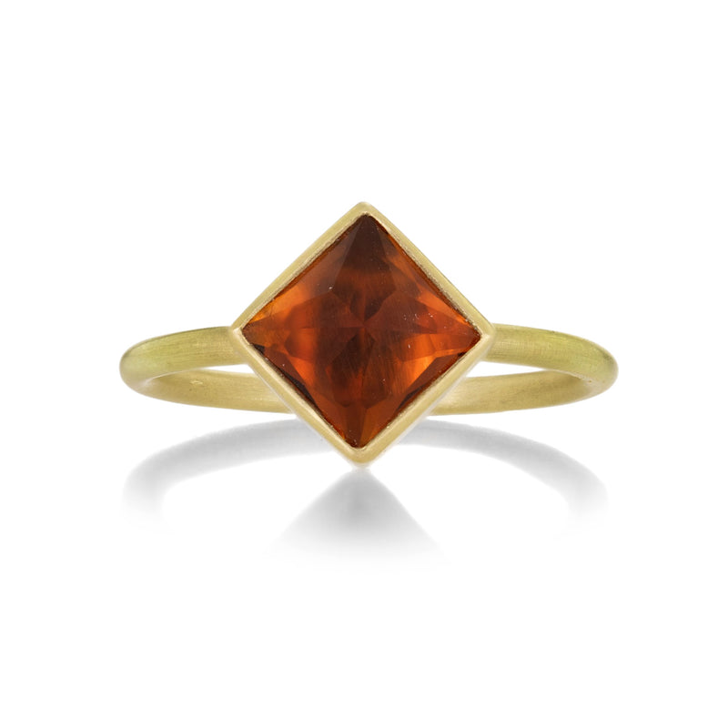 Gabriella Kiss Square Dark Citrine Ring | Quadrum Gallery