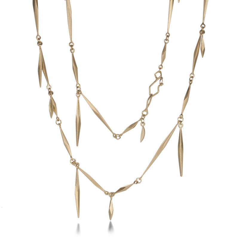 Gabriella Kiss 18k Pine Needle Necklace - 16" | Quadrum Gallery