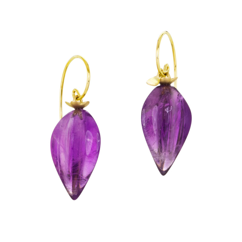 Gabriella Kiss Five Ridge Amethyst Chinese Lantern Earrings | Quadrum Gallery