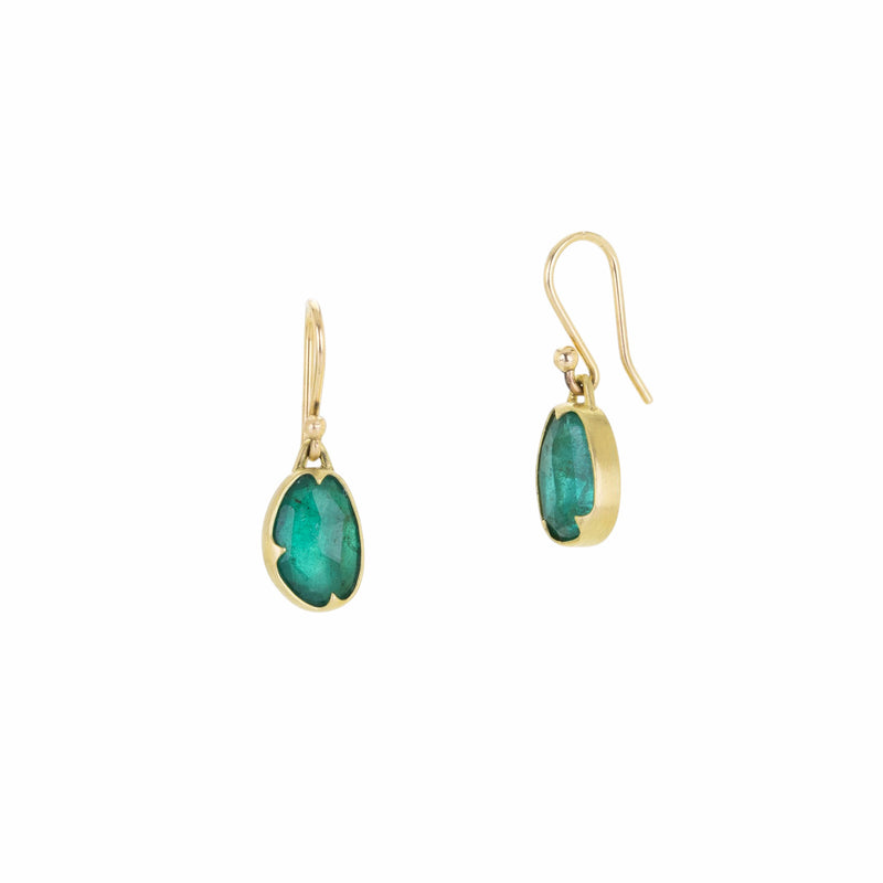 Gabriella Kiss Columbian Emerald Rose Cut Earrings | Quadrum Gallery