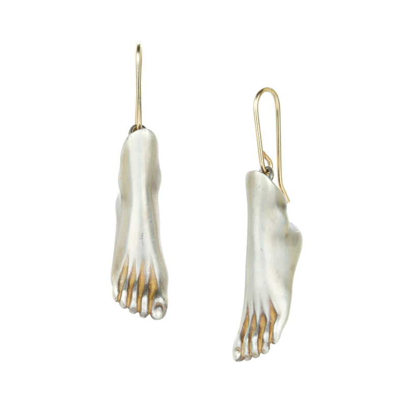Gabriella Kiss Sculptural Feet Earrings | Quadrum Gallery