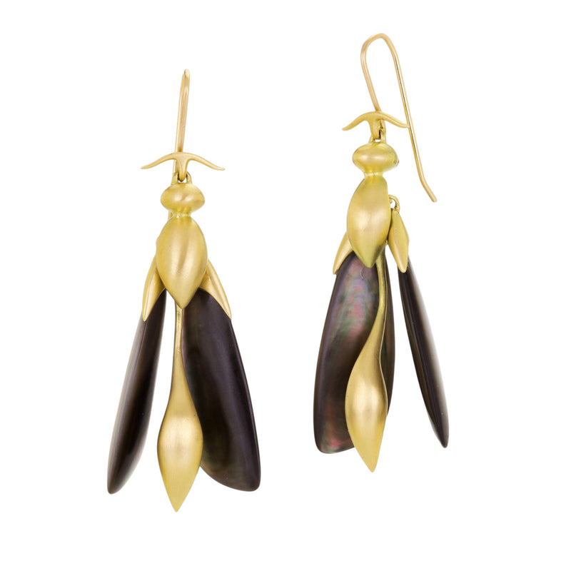 Gabriella Kiss Mother of Pearl Wasp Earrings | Quadrum Gallery