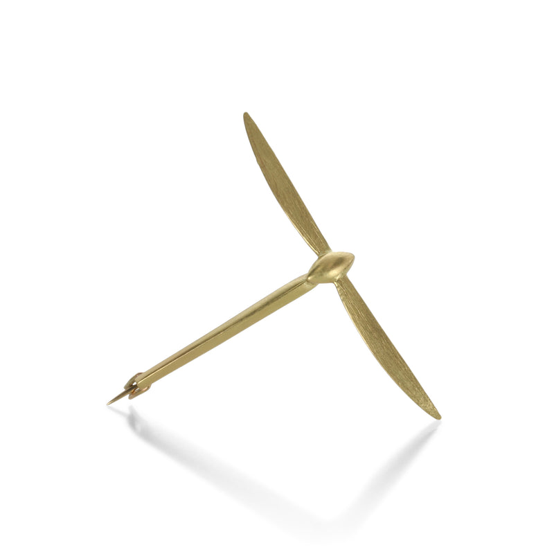 Gabriella Kiss 18k Medium Damselfly Brooch | Quadrum Gallery