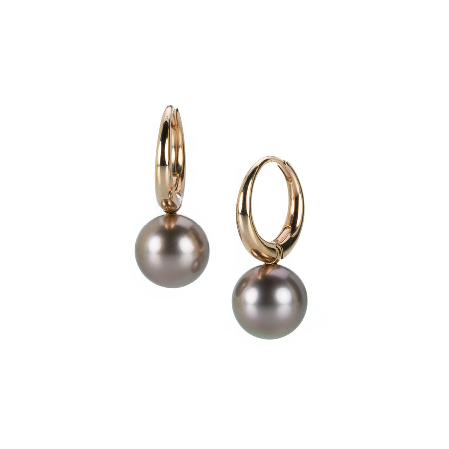 Gellner Brown Tahitian Pearl Earrings | Quadrum Gallery