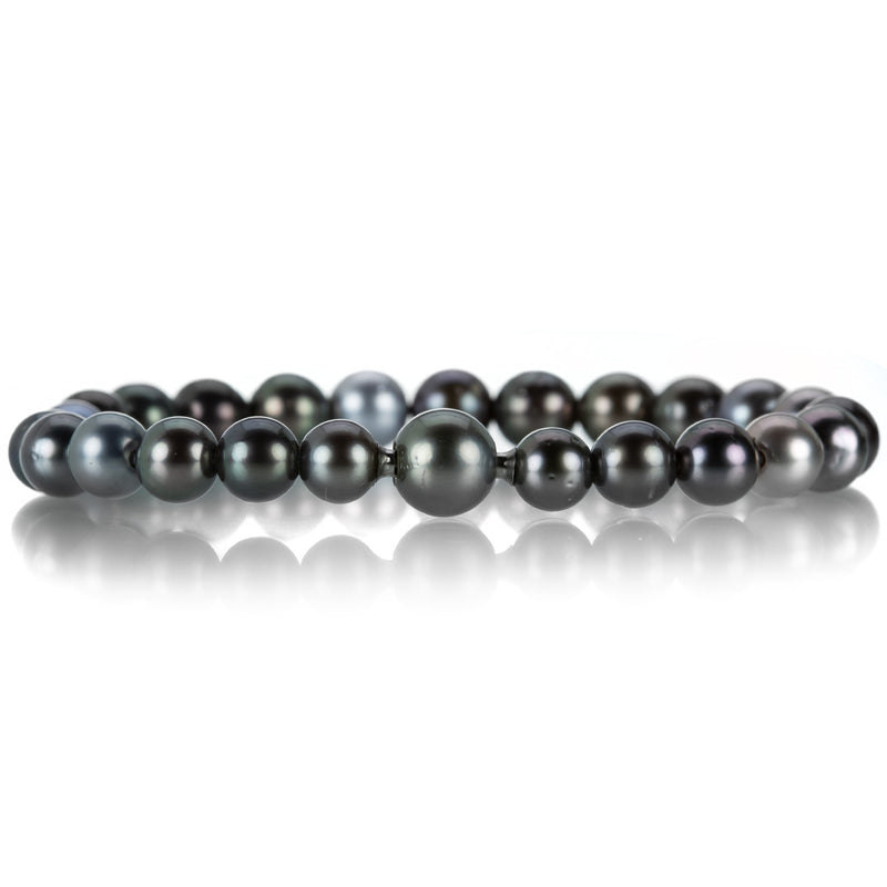 Gellner Tahitian Pearl Bracelet with Steel Clasp | Quadrum Gallery