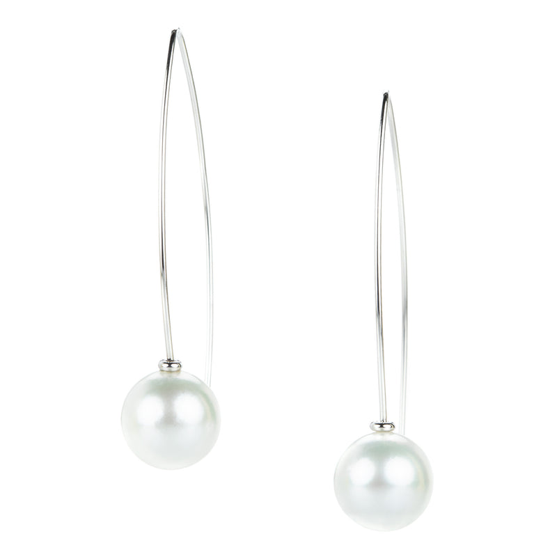 Gellner Long South Sea Pearl Drop Earrings | Quadrum Gallery