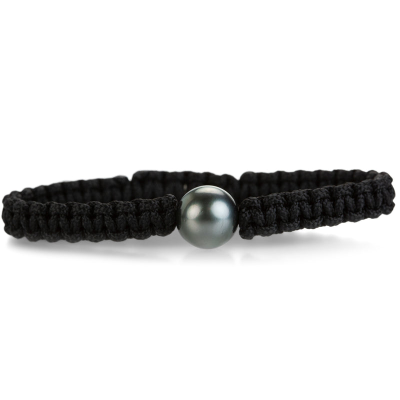 Gellner Single Tahitian Pearl Black Cord Bracelet | Quadrum Gallery