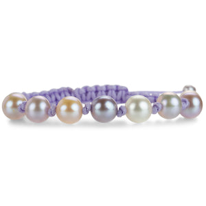 Gellner Freshwater Pearl Purple Cord Bracelet | Quadrum Gallery