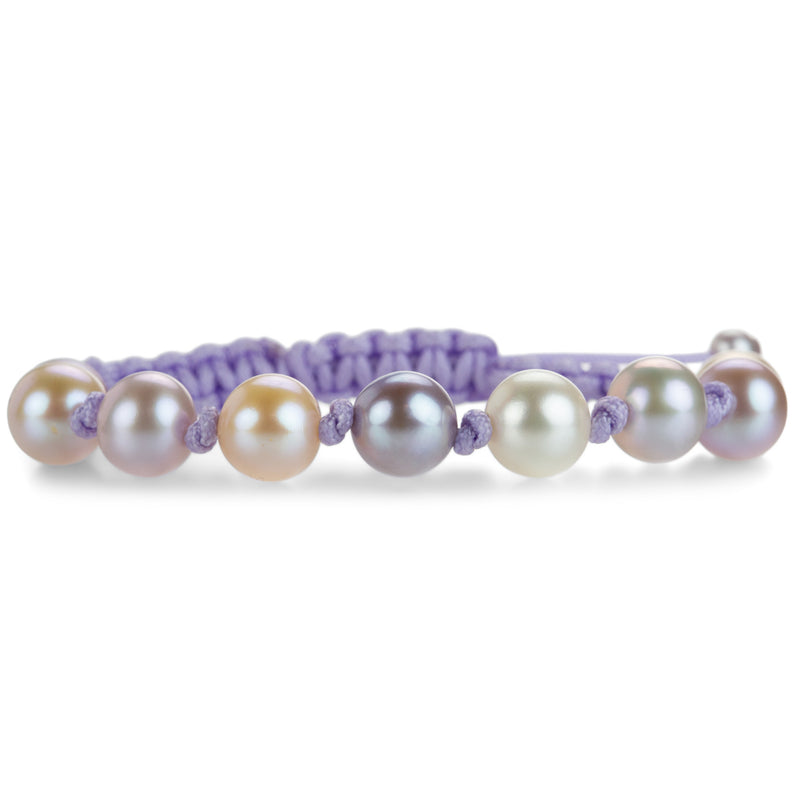 Gellner Freshwater Pearl Purple Cord Bracelet | Quadrum Gallery