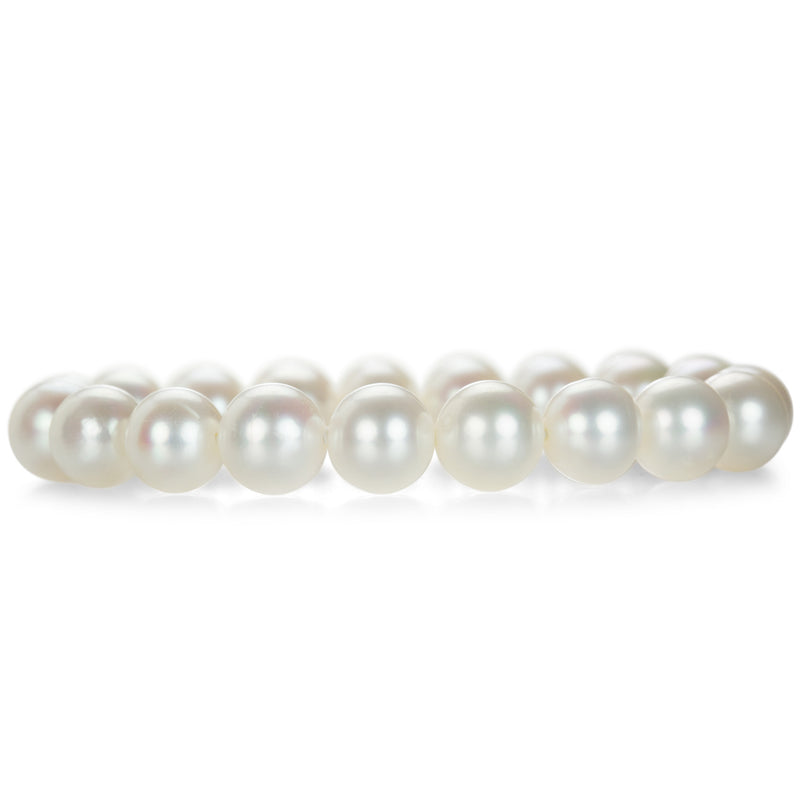 Gellner White Freshwater Pearl Stretch Bracelet | Quadrum Gallery