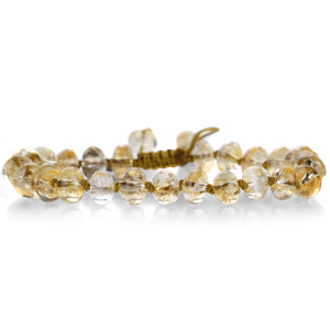 Joseph Brooks 8mm Smooth Citrine Bracelet | Quadrum Gallery