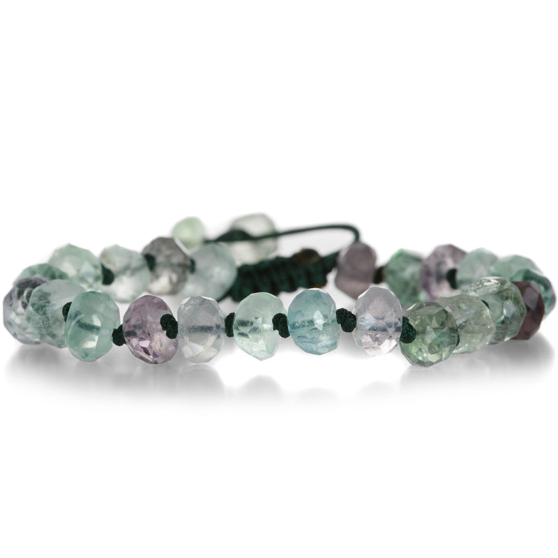 Joseph Brooks 8mm Faceted Fluorite Beaded Bracelet | Quadrum Gallery