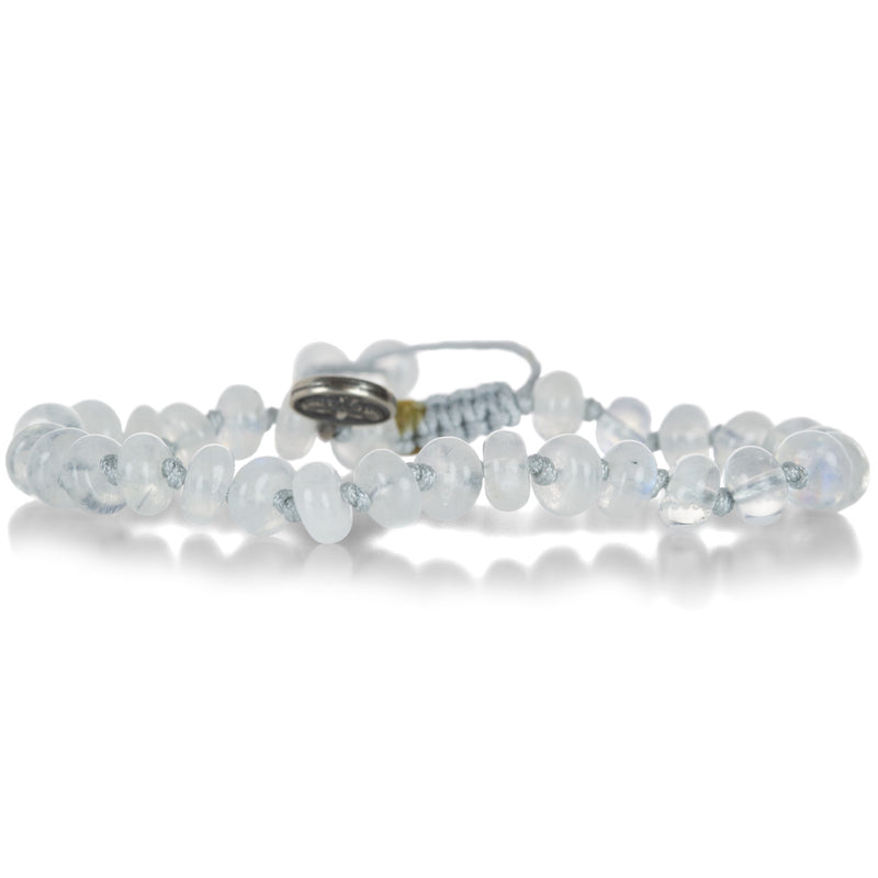 Joseph Brooks Smooth 7mm Rainbow Moonstone Bracelet | Quadrum Gallery