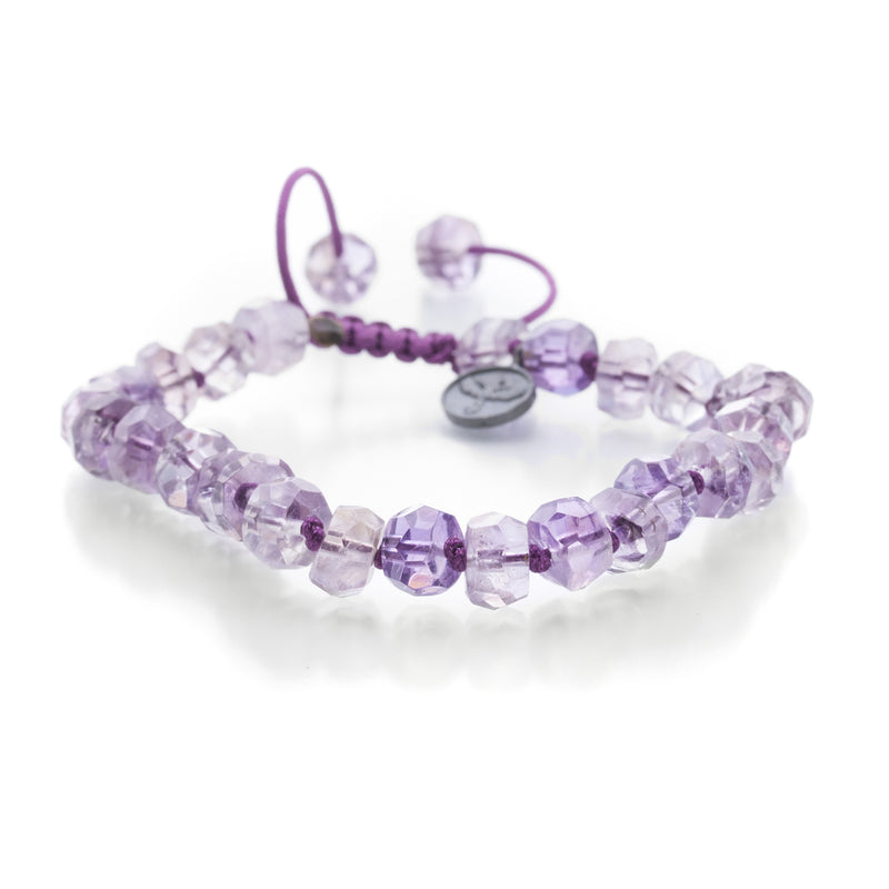 Joseph Brooks 9mm Faceted Amethyst Bead Bracelet | Quadrum Gallery
