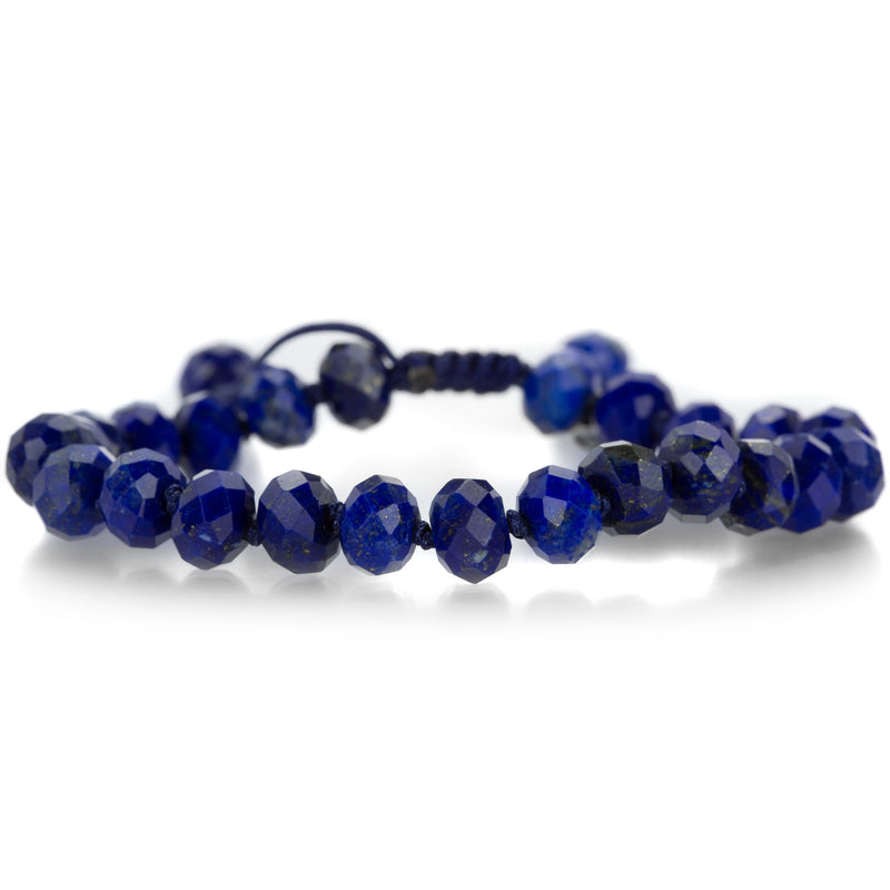 Joseph Brooks Faceted 8mm Lapis Lazuli Bracelet | Quadrum Gallery