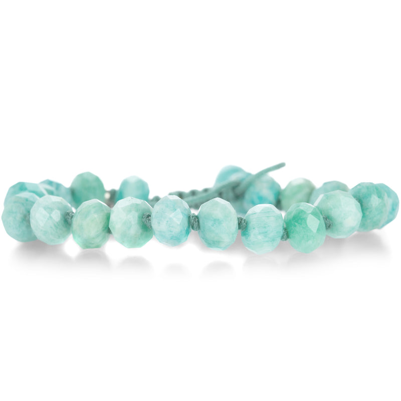 Joseph Brooks 9mm Faceted Amazonite Bracelet | Quadrum Gallery